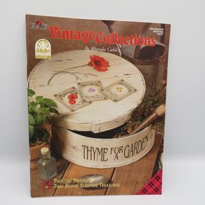 Vintage Collections Rhonda Cable 2004 Decorative Painting Craft Book Plaid